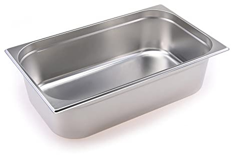 TeknoStahl GN Behälter Gastronorm 1/1 Edelstahl (150 Millimeter)