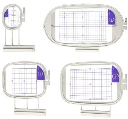 Sew Tech Stickrahmen für Brother Innovis NQ1600E NQ1400E NQ3600D Dream Machine 2 VE2200 4000D 1500D V7 V5 VM5200 Babylock Stickmaschinenrahmen (4-in-1-B-Set)
