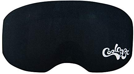 Coolcasc Coolmasc Ski Goggle Cover – Microfibre Goggle Sock & Lens Cleaning Cloth, Protective Elastic Sleeve for Helmet & Skiing, One Size
