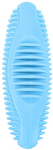 Hundezahnreinigungsstift, Hundezahn-Kauspielzeug Hundezahnbürste Kauspielzeug Hundekauspielzeug Zahnpflege für kleine und mittlere Hunde(Seegurke Blau)