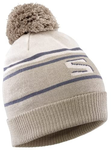 Salomon Heritage Kappe Unisex, Angenehm wärmend, Vintage-Look, Weicher, Roasted Cashew, Rainy Day, Periscope, Einheitsgröße
