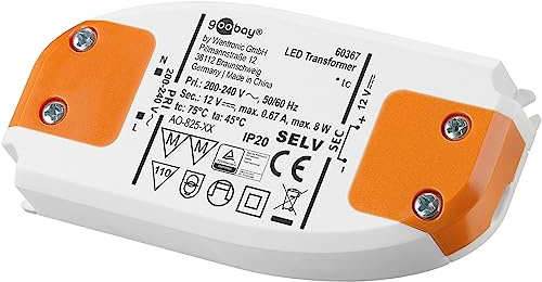 LED Trafo 12V DC 8W Mini, Netzteil, nicht dimmbar, für LED Streifen