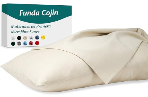 Taie d'oreiller 40x145 Microfibre Premium Lot de 2 Housse Coussin pour Coussins Canapé/Lit Tissu Super Doux Resistant et Lavable Hypoallergénique Anti-Acariens avec Fermeture éclair Invisible