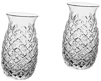 UPKOCH 2 Stück Ananas-Cocktailgläser Strandweingläser Outdoor-Trinkgeschirr Hochzeitsdekorationen Für Zeremonien Ananas-Trinkgläser Cocktailgläser Highball-Glas Bar-Weinversorgung