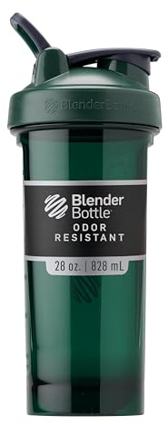 BlenderBottle Shaker-Flasche Pro Series, perfekt für Protein-Shakes und Pre-Workout, 800 ml, Vollfarbgrün