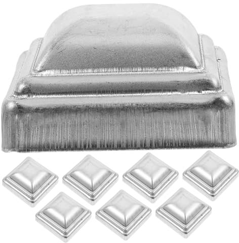 BESTonZON 20pcs Square Post Caps Fence Post Covers Replacement Column Wraps for Porch Decorative Use Corridors