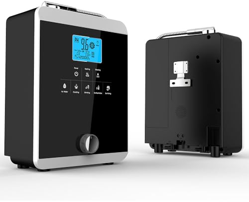 DPLXQPP Purificador Agua Ph 2.8-11.0 Máquina Agua ácido Alcalino,hasta -800 Mv Orp,6000~12000 L por Filtro,Limpieza Automática,Voz Inteligente,220V