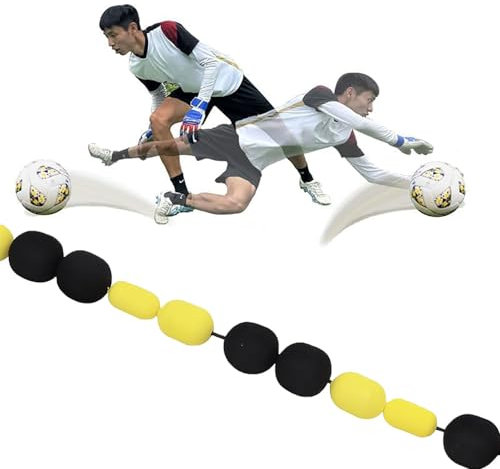 COYEUX Einleinen-Deflektor, 2,75 m Torwart-Ablenkungsausrüstung, Torwart-Trainingsausrüstung, mit 2 Wasserbeuteln, für Reflex- und Beweglichkeitstraining