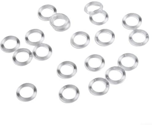 Clear Plastic Rings for Curtains Cord Guides for Roman Blinds, Available in Bulk (50pcs)