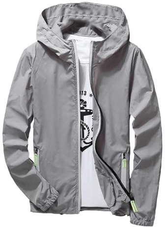 Giubbotto Uomo Primaverile, Bomber Uomo Estivo, Giacca da Baseball Casual Giacca College Senza Cappuccio Jacket Cappotto Unisex Varsity Giacca Estiva Uomo Elegante Bomber Jacket