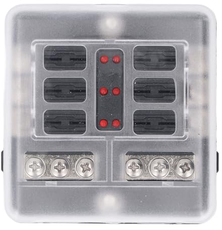 YWBL-WH Caja de Fusión de Agua de 6 Wegs con Indicador LED para Organizar el Vehículo Automotriz
