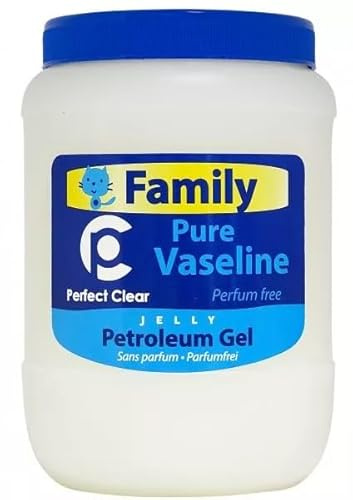 Petroleum Jelly 1kg Pure Moisturising Barrier Balm | Large Tub for Dry Skin, Tattoos, Feet, Hands & Body | Vegan, Fragrance-Free Skincare - OMOGE PURE