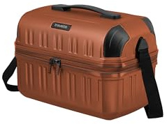 travelite Beautycase DYNAMIIC, Kosmetikkoffer Hartschale, 38 cm, 20 Liter | Kulturtasche für Damen & Herren mit Aufsteckfunktion & Organizer, viel Stauraum, Schminkkoffer, Make-up Koffer, Kantenschutz