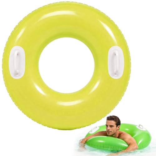 Tubo Gonfiabile Per Nuoto Con Maniglie | Tubo da Piscina Gonfiabile | Anello Da Nuoto Estivo | Per Bambini E Adulti Vacanze Estive Viaggio Spiaggia Mare Acquatico Feste Giardino Esterno
