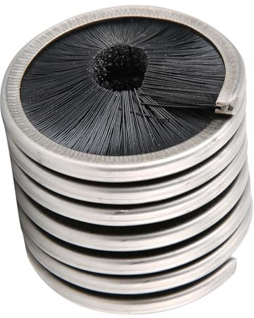 Generic Reprengöringsborste Slitstark Nylon, Rostfritt Stål, Sladdtvättverktyg för Klätterrep Diameter 8-13 Mm Svart 1 Enhet