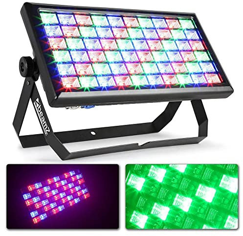 BeamZ WH180RGB Wall Washer - Projecteur LED, 60 LEDs RGB Intégrées 3W, Mode DMX ou Autonome, Fonction Maitre/Esclave, Effet Stroboscopique, Idéal pour les Projections Architecturales