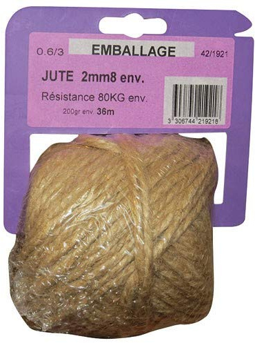 NON DEFINIE Spago Iuta 0,6/3 x 200 gr su Cavalier plastica