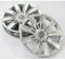 Volkswagen 5NA071457A Radkappen (4 Stück) Radblenden 17 Zoll Radzierblenden Radzierkappen Stahlfelgen, brillantsilber