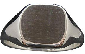 Benutzerdefinierte Gravur Sterling Silber Siegel Herrenring Gestempelt 925 R002120