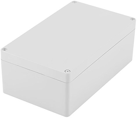 Anschlussdose mit Zubehör, wasserdichter IP65-ABS-Projektkasten mit elektrischem Gehäuse für Innen- und Außenelektrik, 4 Größen erhältlich(200 * 120 * 75 mm)