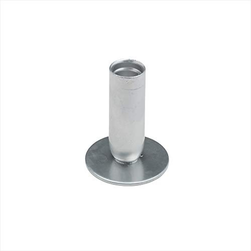 NKlaus Kerzenhalter für Kerzen Eisen, Silber, 8,0cm 1x hoch, 1 Stück | Höhe: 8,0cm; Breite: 3cm; Durchmesser: 7cm; Gewicht: 0,2kg; Durchmesser: 2cm