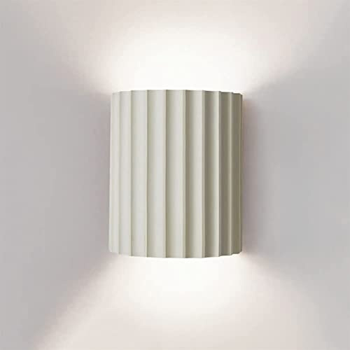 Mini Applique Contemporaine Minimaliste Demi-Cylindre Desgin Appliques Murales Vertes Appliques Murales En Plâtre De Résine for Île De Cuisine Étude Chevet Chambre Escalier Couloir Applique Murale (Co