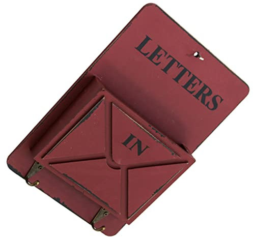 TOPPERFUN Wandmontierter Briefkasten Schlüsselhaken Vintage Mail Holder Für Zur Aufbewahrung Von Briefen Und Schlüsseln Dekorativ Und Praktisch Für Zuhause Oder Geschäfte
