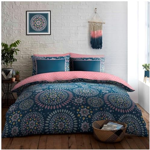 GC GAVENO CAVAILIA Mandala Double Bed Duvet Cover | Mandala Paisley Bedding Set With Pillowcases Exotic Floral Comforter Cover For Boys Girls Teens Flowers Bedding & Linen | Multi