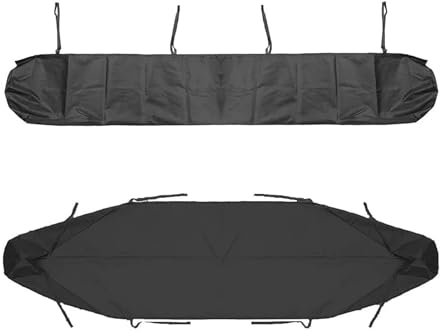 YCDZSW Housse Protection pour Auvent, Sac De Protection pour Store Banne étanche UV Anti Poussière, Auvent De Terrasse Housse De Rangement pour Auvent Extérieur (2.5m,Noir)