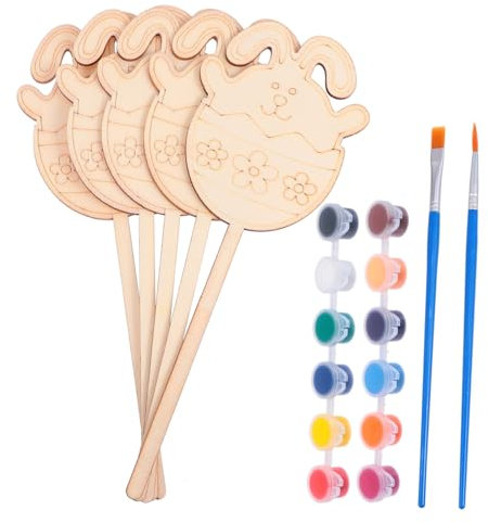 ERINGOGO Ostern Decor Indoor Holz-in Handwerk Hause Hand Malerei Decor Handwerk Kits Für Erwachsene