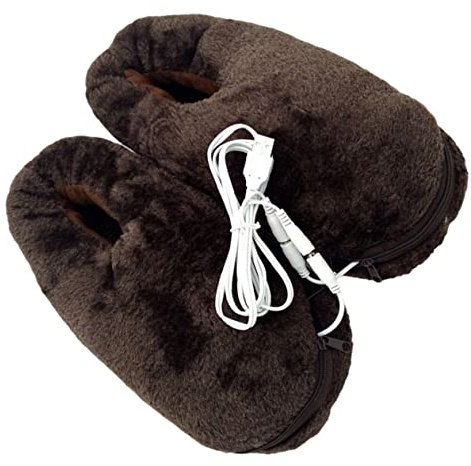 COLLBATH Elektrische Fußwärmer Für Innenbereich Usb Heizschuhe Schnelles Aufwärmen Winterzubehör Bequeme Materialien Langlebig Sicher Und