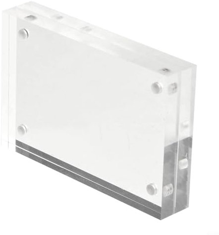 Robuster und eleganter transparenter Acrylrahmen für schnelle Bilder (12,8 x 17,8 cm)