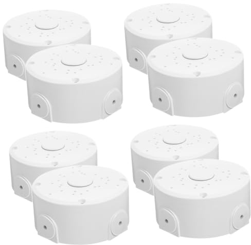 Gadpiparty 8pcs Outdoor Camera Junction Box Reusable Cable Hide Box for Camera Holder Storage Extension Wire for Ceiling Mount