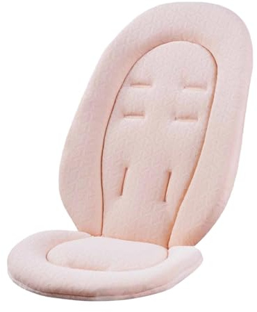 Oshhni Colchón suave para carrito, cojín para asiento de cochecito de bebé, Rosa