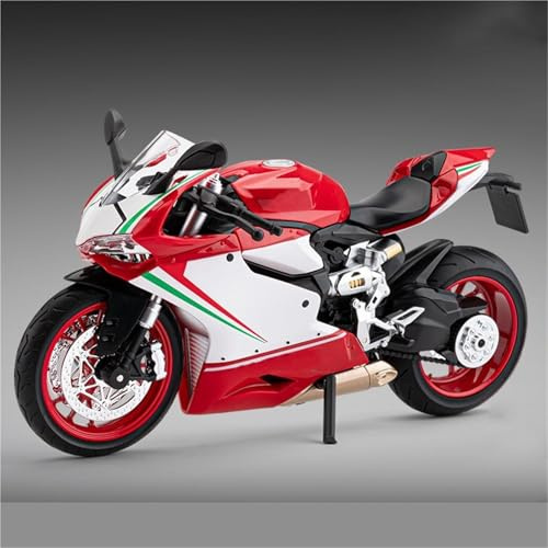 För Panigale 1199 Legeringsmotorcykelmodell Gjuten Metallmodell Motorcykel Barnleksaksfordon 1:9
