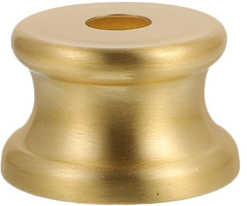 IMIKEYA Remate para Lámpara de Cobre Dorado Base E27 y E14, Diseño Versátil y Semi Cerrado, Mejora el Efecto de Iluminación en Diferentes Escenarios