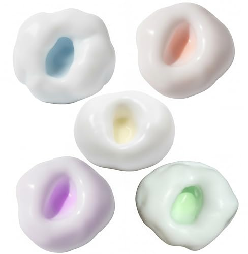 Knusprige Stressbälle, 5er-Pack Squish-Fidget-Spielzeuge – Super formbare, weiche Quetschspielzeuge zum Stressabbau, 6 cm große Bälle zur Angstlinderung