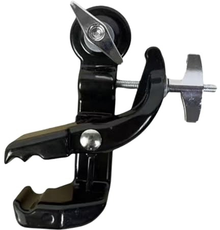 TISHITA Clamp para Batería Fijador de Campana Abrazadera Metálica Portátil Soporte Multifuncional Externo de Caja Y Platillos Adecuado para Escuelas de Música, Acortar