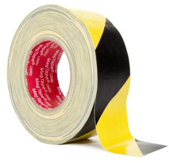 Magtape 50mmx50m Utility Tape - Black/Yellow