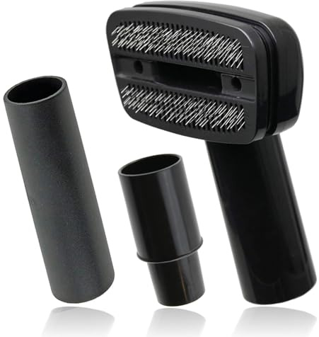 SPARES2GO Dog Grooming Brush Pet Hair Tool compatible with Karcher Vacuum Cleaner (35mm)