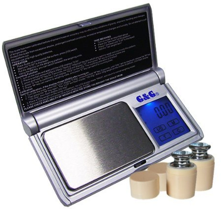 200g/0,01g Taschenwaagen BS + 2x100g Kalibriergewicht (GRATIS!) Feinwaage Digitalwaage Goldwaage Münzwaage G&G
