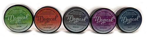 Lindy's Stamp Gang Magical Jar Set, 0.25-Ounce, Haunted Halloween, 5 Per Package