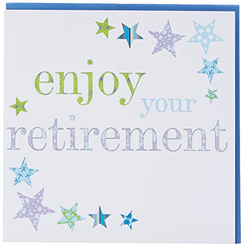 Claire Giles Sherbet von Eisbechern Retirement Card, Blau