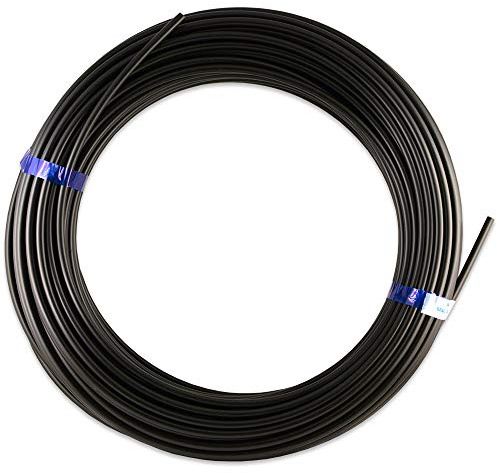 Fittingteile - 100 metri di tubo in poliammide ad alta pressione ad aria compressa, idraulica a bassa pressione fino a 100 bar (colore: nero, tubo Ø esterno x interno: 6 x 3 mm)