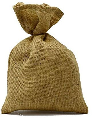 SACCO JUTA NUOVO TELA PER DECORI OLIVE SACCHI NATALE 70X120