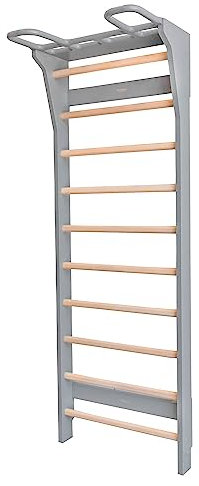 FITWOOD Sprossenwand Aarni | Wandklettergerüst aus nachhaltigem Holz aus Finnland | Birkenholz | 10 Sprossen | 78x220 cm