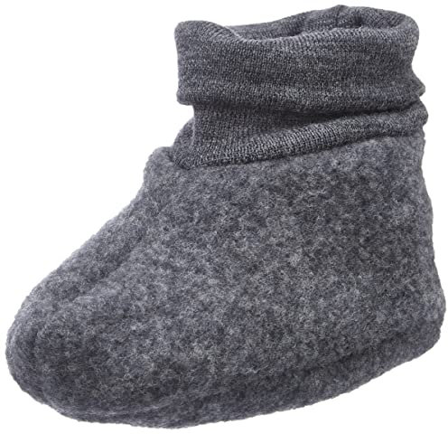 FIXONI Baby ull-Footies vinter tillbehör set, Mörkgrå melange, 74-80
