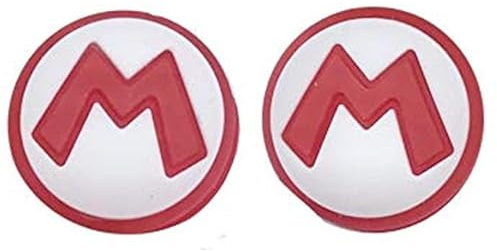 GRIPS JOYSTICK PARA NINTENDO SWITCH, LITE, GOMA PROTECTOR, SIMBOLO S. MARIO BROS