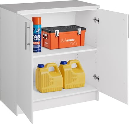 Prepac Elite 32 Storage Cabinet, White Storage Cabinet, Base Cabinet, Bathroom Cabinet with 1 Adjustable Shelf 18 D x 32 W x 36 H, WEB-3216