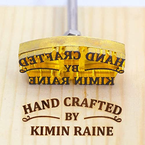 Brandeisen, langlebig, individuelles Metallbrandeisen, Lederstempel, Hochzeitsstempel, personalisiertes Brandeisen für Fleisch, Holz, Papier, Kunststoff (8.9x8.9cm)